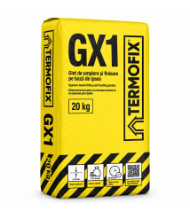 Glet de incarcare si finisare Termofix GX1, ipsos, 2-6 mm, 20 kg